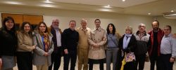 En la foto, parte de los asistentes presenciales a la Asamblea, realizada en el Hotel Diego de Velázquez, en Providencia.
