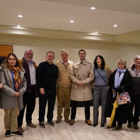 En la foto, parte de los asistentes presenciales a la Asamblea, realizada en el Hotel Diego de Velázquez, en Providencia.