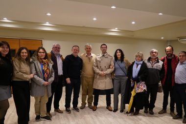 En la foto, parte de los asistentes presenciales a la Asamblea, realizada en el Hotel Diego de Velázquez, en Providencia.